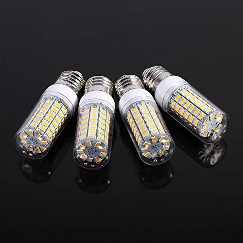 Calidad Duradera 4 Bombillas LED E27 para Lámpara Colgante de Techo para el Hogar 36/69 Cuentas LED E27 5730 Bombilla con Alta Luminosidad y Fácil Instalación en Blanco Cálido/frío 110 V/220