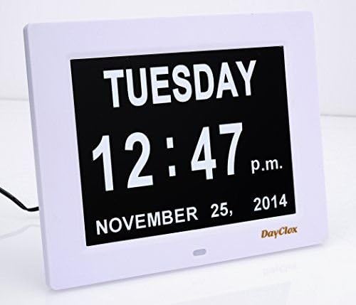 The Original Memory Loss Digital Calendar Day Clock with Extra Large