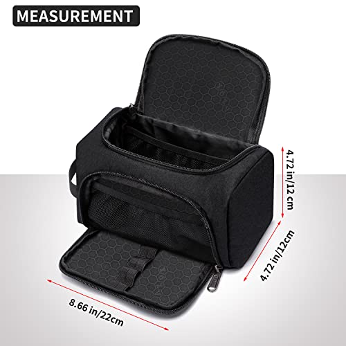 XQXA Large Capacity Pencil Case Organizer, Multifunctional Extra Big Pencil Pouch with Compartmens, Travel Simple Stationery Pen Bag, Fabric Pencil Bag for Men Women Girl Boy (Black)