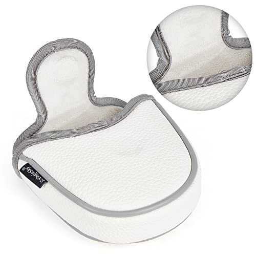 Yueaglesky Golf Club Mallet Putter Head Cover With Usa Flag Design - Magnetic Closure, Durable Pu Material - Single Package （White Or Black） #TOP2