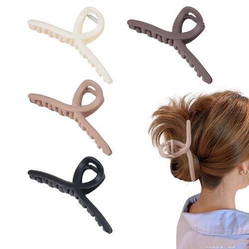 Pinzas para el pelo, accesorios mate de garra, pinzas para el pelo de moda, para mujeres y niñas, formal, vacaciones, uso diario, viajes, disfraces, fiesta en la playa
