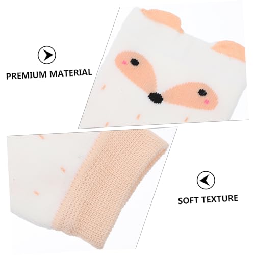 Cartoon Knee Pad Leg Warmers Thick Soft Slip Protector for Crawling Winter Leg Warmers Girl Boy3
