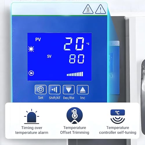 Suszarka laboratoryjna, przemysłowa szafka do suszenia 16 l, RT+5~300℃ stała temperatura, timer 999 min, cyfrowy wyświetlacz LCD do pieczenia, suszenia, utwardzania