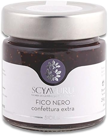 Scyavuru Black Fig Jam, 8.8 Ounce