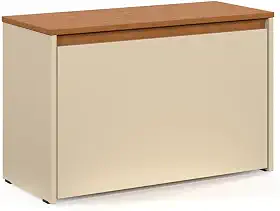 Sapateira Articulada Safira Com Porta Basculante Charme - Off White/Freijó