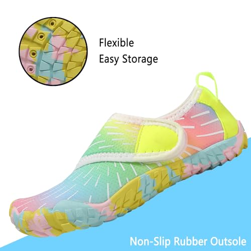 Image of Quickshark Kids Water Shoes Boys Girls Barefoot Aqua Socks Outdoor Indoor Quick Dry Sandals Lightweight Slip On Walking Sneakers for Beach Pool Swim (Little Kid /Big Kid)