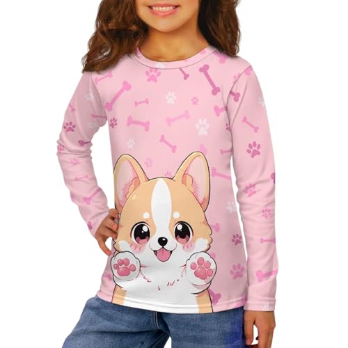 T-Shirts for Girls Casual Schools Soft Tee Lightweight Breathable Clothing Running Yoga Tops