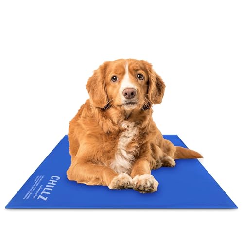The Green Pet Shop Chillz Gel Mat, Medium - Pressure-Activated Cooling Pad for Pets 0-25 lbs...
