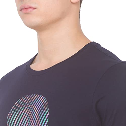 Image of Spykar Men's Printed Slim Fit T-Shirt