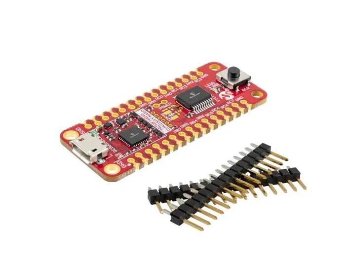 MicroMaker Juego de placas de desarrollo PIC/DSPIC PIC/DSPIC PIC18F16Q40 Curiosity Nano Evaluation Kit - EV70C97A
