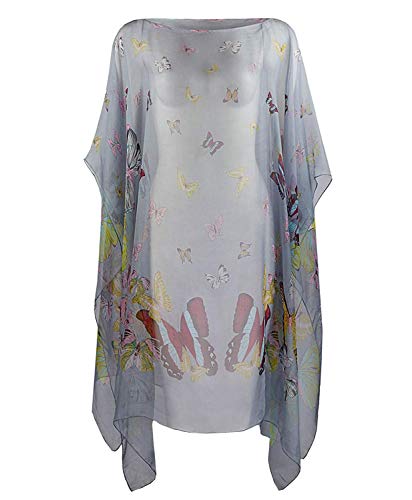 Caftano estivo da donna, motivo: farfalla, sarong