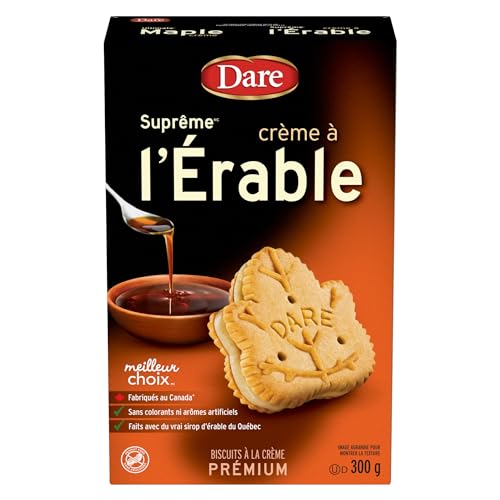 Dare Ultimate Maple Creme Cookies 300g from Canada