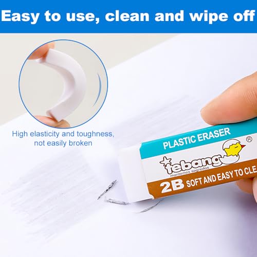 Lvjkes 100 Stück Zirkelminen Kit, 2B Zirkel Ersatzminen(2 mm Durchmesser) 2 cm Lang, Mit Radiergummim und Zirkelspitzer für Mathematische Zeichnungen, Holzbearbeitungsmarker, Kreatives Design, Style-1