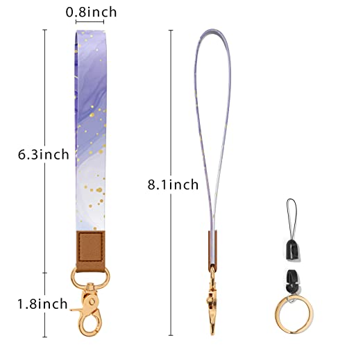 Image of Wrist Lanyard Key Chain, Wristlet Strap Keychain Holder for Women Men Car Keys Wallet Card Phone