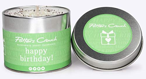 Bougie Happy Birthday Potter's Crouch le cadeau idéal à la vanille
