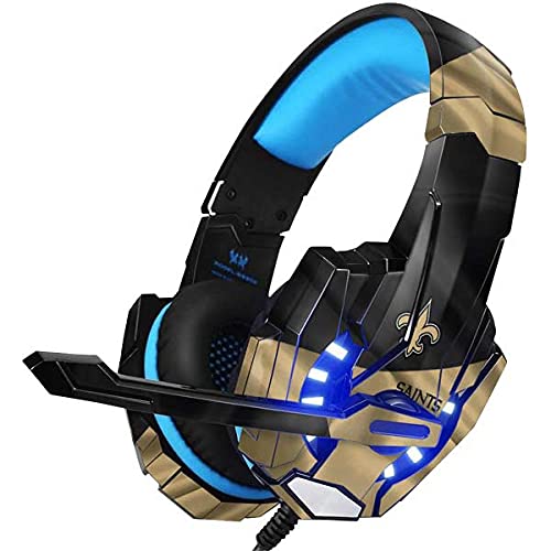 Skinit Decal Skin Compatible with BENGOO G9000 Gaming Headset - Officially Licensed NFL New Orleans Saints Design