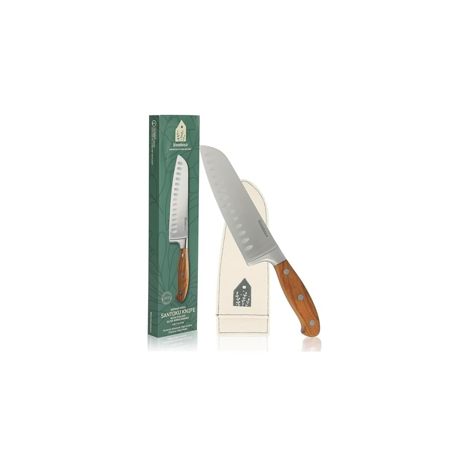 7 Inch German Steel Santoku Knife