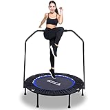 HEKA Foldable Mini Trampoline for Adults, 40' Rebounder Trampoline with Handle - Adults Workout...