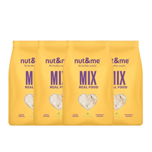 Preparado para falafel 880 gr nut&me | Sin gluten, sin lactosa, sin azúcares añadidos | Vegano | Halal y Kosher | Sin OGM | Pack 4 x 220gr