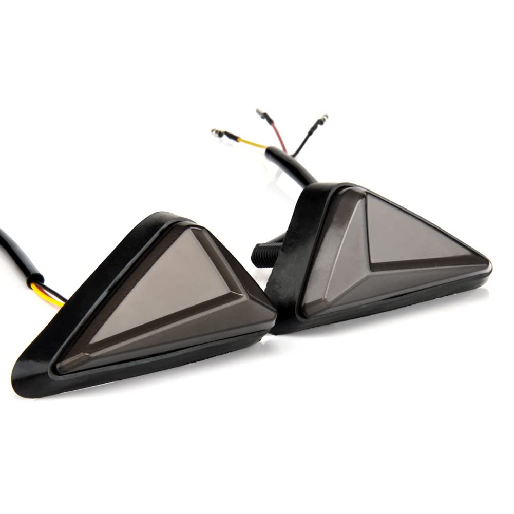 Cnfang4 Motorcycle LED Turn Signals lights For Motorcycle, Scooter, Electrical Bike, Car, Amber & Red Light Universal