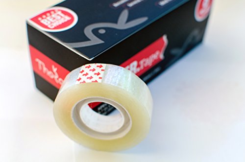 Tape - THORABBIT BRAND - Packing Clear Transparent Tape Rolls suitable for Offices, School and Home use - SPECIAL 8 Rolls - 0.7 x 1185 inches EA 18mm x 30m (Total: 240m)