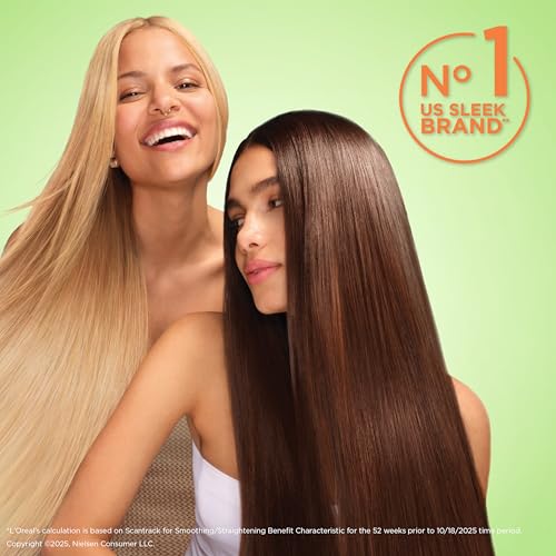 Garnier Fructis Sleek & Shine Anti-Frizz Serum, Frizzy, Dry, Unmanageable Hair, 5.1 fl. oz.