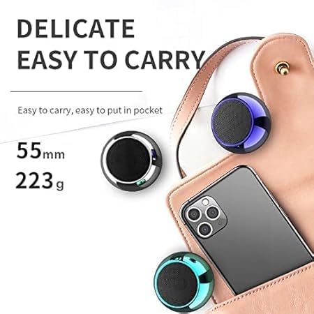 Image of Mini Boost 8 4D Power Bass Metal Speaker, Bluetooth, TWS Stereo Sound, Multicolor