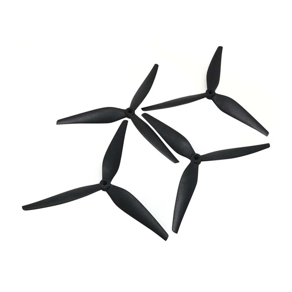2 Pares De Hélices 10X5X3 9X5X3 1050 9050 10 Pulgadas 9 Pulgadas 3 Hélice De Nailon Reforzado Con Carbono Negro Apta for Rc FPV(10x5x3)