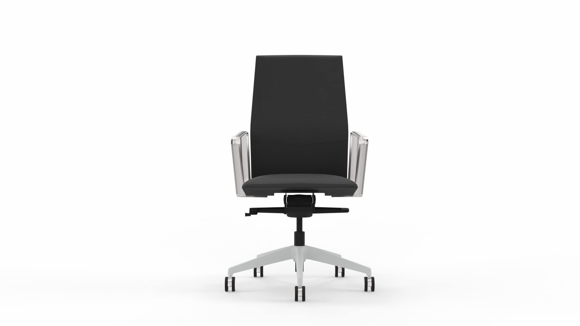 Sillón de Oficina de diseño Top Gama Profesional Allure Color Negro Silla Profesional de Escritorio