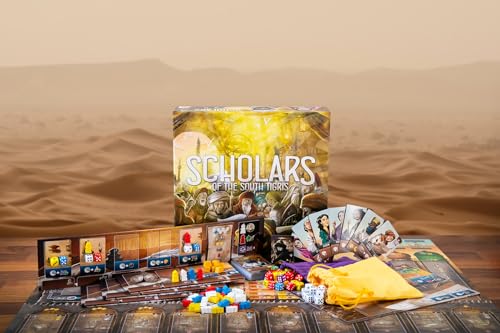 Image of Renegade Game Studios: Scholars of the South Tigris Strategy Board Game, Standalone Worker Placement, 2-4 Players, 60-90 Mins