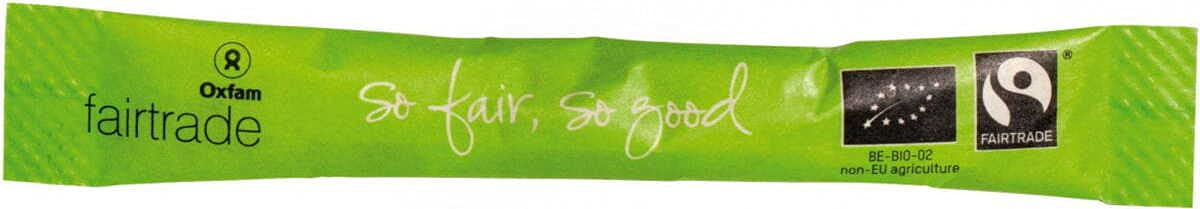 sucre de canne en sachets FAIR TRADE BIO 1000 x 4 g - HORECA (OXFAM)