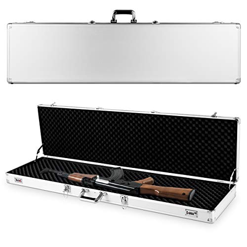 SOARS Malette Rangement en Aluminium Verrouillable 133,5 X 34,5 X 11,5 CM, avec Serrure à Combinaison & Cadenas & Mousse Prédécoupée, Malette Transport...