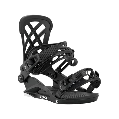 Union Rosa Women's Snowboard Bindings, Black, Medium
