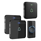 AVANTEK D-3B Wireless Doorbell Set & AVANTEK CR-1 Mini Doorbell Plug-in Receiver