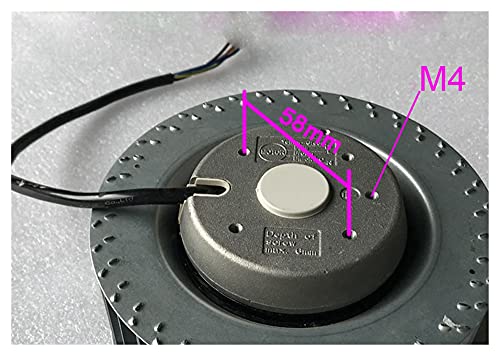 Soplador de Aire centrífugo EM15S2-MF140 ventilador extractor baño con impulsor 59mm 3