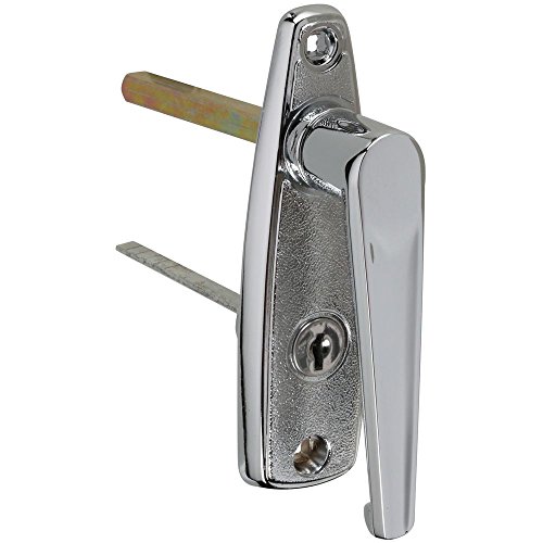 National Hardware N280-651 V7642 Outside Locking Handles in Chrome,7-1/2