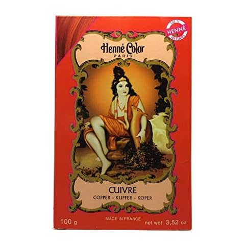 Henné colour: Copper henné colour (100 g) Cover