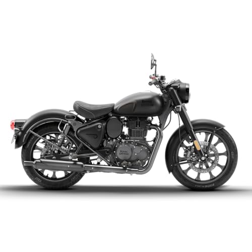 Image of Royal Enfield Classic 350 with Disc & Alloy Wheels Motorcycle (Stealth Black) Booking for Ex-Showroom Price