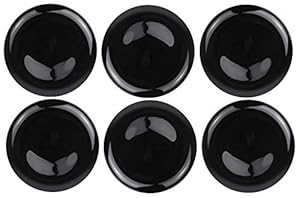 Arcoroc Pizzateller/Pastateller Set, Schwarz, 6 Stück