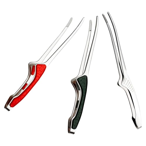 SHINEOFI 3pièces Pincettes à Barbecue Acier Inoxydable Pour Cuisson Salades Pique- Grillades Extérieures Avec Poignée Ergonomique Et Résistance Chaleur