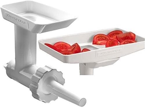 KitchenAid KSMGBC Food/Meat Grinder Attachment with Sausage Stuffer Kit and Food Tray