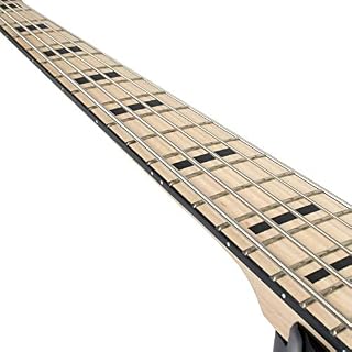 X Series Signature David Ellefson Kelly Bird V Bass MN Blue Stripe – Image 4