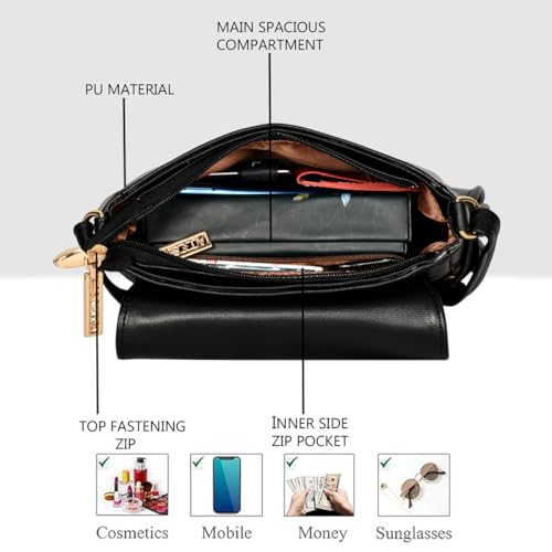 Image of ESBEDA Stylish Portable Sling Bag | Ladies Purse | Slings For Casual Carry | Stylish Sling Bag | Gift Bag For Women