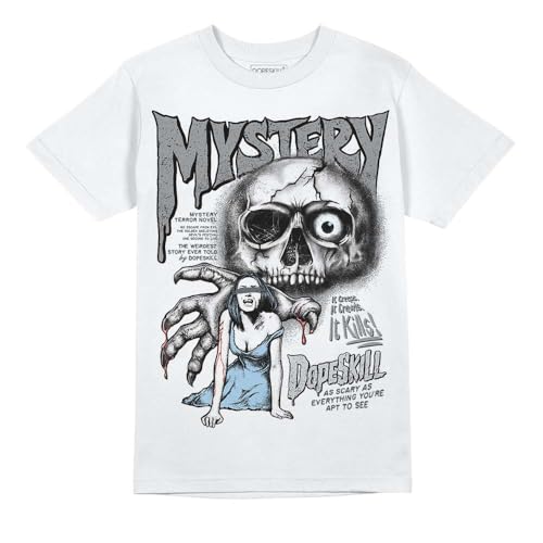 Image of DopeSkill Halloween Graphic Tee Streetwear Hip Hop Hypebeast Unisex T-Shirt Sneaker Colour Matching Shirts Spooky Graphic