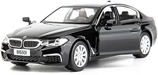 RMZ City Compatible for BMW M550i Car Model 1:36 Diecasting Alloy Toy Car, Pull Back Vehicles Toy Car for Toddlers Kids Boys Girls Gift Black