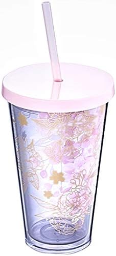 Amazon Co Jp 日本未発売 海外スターバックス Starbucks Coffee 19 さくら Sakura 蓋つきマグカップ タンブラー ストロー付き 韓国 香港 台湾 Cherry Blossom ホーム キッチン