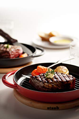 Staub wok de hierro fundido rojo 30 cm miniatura 2