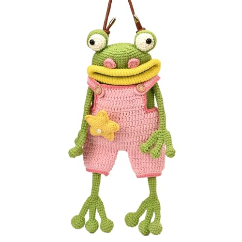 Sac pour téléphone portable grenouille avec sangle réglable pour éviter les chutes