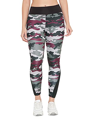 Image of Clovia Women's Polyester Activewear Sports Ankle Length Tights