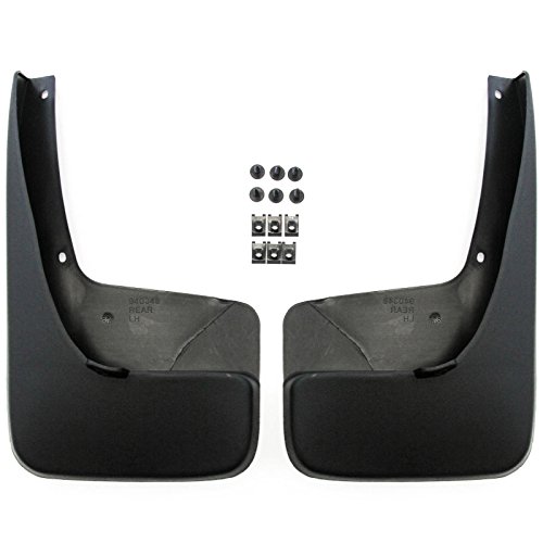 Red Hound Auto Mud Flaps Splash Guards Compatible with Chrysler 2011-2017 Town & Country Rear 2pc Set